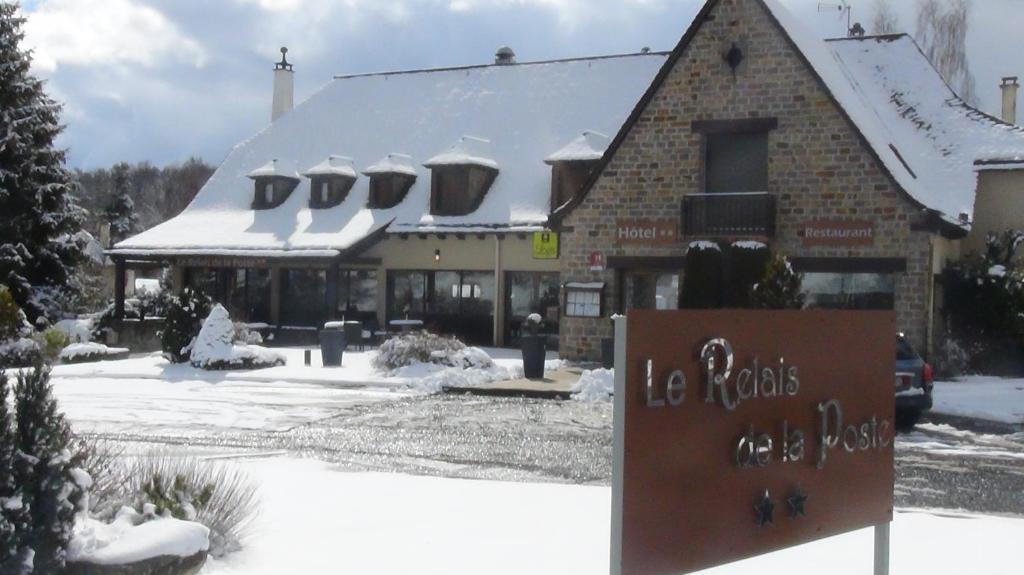 Hotel Logis Le Relais De La Poste Neuveglise ภายนอก รูปภาพ